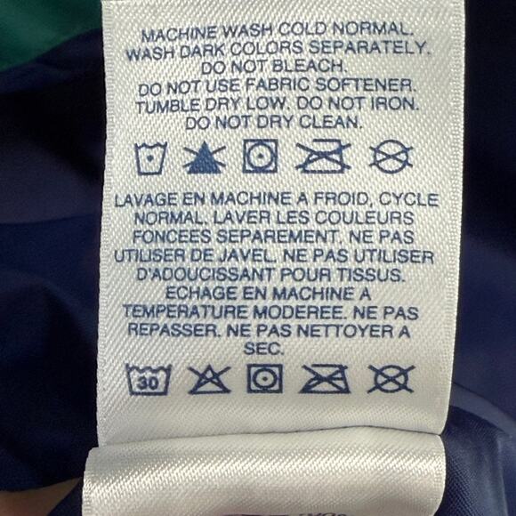 Lands End Squall Raincoat Women L Green Hooded Jacket Waterproof Outdoor Travel - Picture 16 of 16